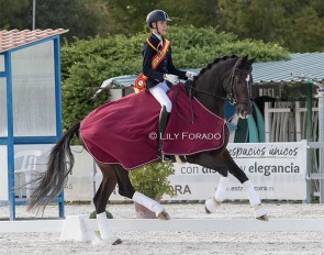 Hugo Melida and Goya A win the Children division at the 2022 Spanish Youth Riders Championships :: Photo © Lily Forado