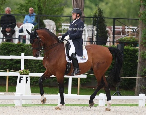 Dane Rawlins and Espoire earlier this year at the 2022 CDIO Compiegne :: Photo © Astrid Appels