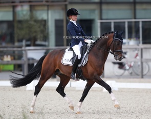 Esmee Boers and Beauty W at the 2022 CDI Opglabbeek :: Photo © Astrid Appels