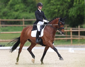 Tom Verhoeven and Honey D'Or at their CDI debut in Troisdorf :: Photo © Astrid Appels