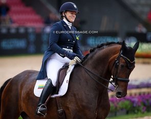 Justina Vanagaite and Nabab at the 2022 World Championships Dressage in Herning :: Photo © Astrid Appels