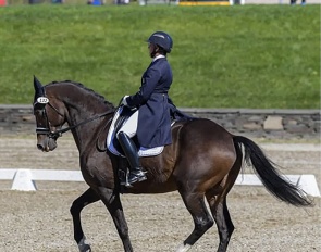 Heather Mason and RTF Lincoln at the 2022 US Dressage Finals :: Photo © Sue Stickle