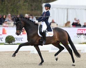 Estelle Wettstein and Great Escape Camelot at the 2022 CDI Hagen :: Photo © Astrid Appels 