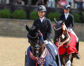 Autumn Vavrick on Dante, winners of the 2022 U.S. Children Championships :: Photo © US Equestrian