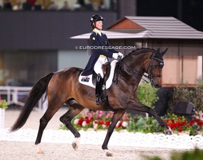 Kelly Layne and Samhitas at the 2021 Olympic Games :: Photo © Astrid Appels
