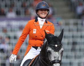 Thamar Zweistra at the 2022 World Championships Dressage in Herning :: Photo © Astrid Appels