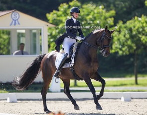 Anna Derlien and Holly Golightly at the 2021 CDI-YR Hagen :: Photo © Astrid Appels