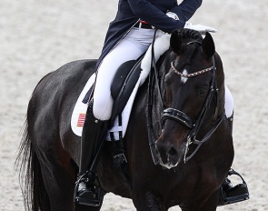 Adrienne Lyle and Salvino at the 2021 Tokyo Olympics :: Photo © Astrid Appels