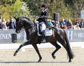 Malin Nilsson and Zouzo at the 2022 Nurnberger Burgpokal qualifier in Hagen :: Photo © Stefan Lafrentz