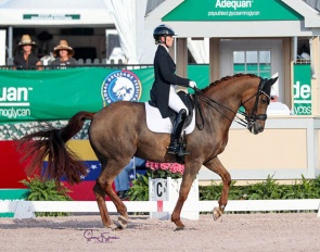 Morgan Barbancon and Habana Libre A at the 2023 CDI-W Wellington :: Photo © Sue Stickle