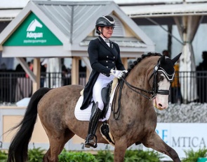 Callie O’Connell on Eaton H at the 2023 CDI Wellington :: Photo © Sue Stickle