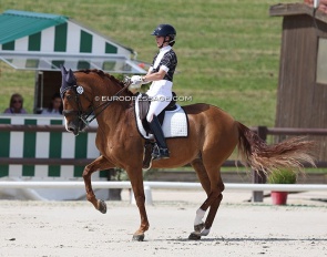 Charlotte Chalvignac and Elice at the 2022 CDI Jardy :: Photo (c) Astrid Appels