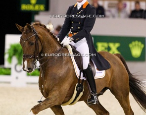 Diederik van Silfhout and Popeye at the 2012 CDI-W 's Hertogenbosch :: Photo © Astrid Appels