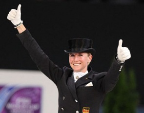 Reigning Olympic, European and World Cup champion Jessica von Bredow-Werndl will defend her title in Omaha :: Photo © Astrid Appels