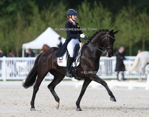 Isobel Lickley and Mount St. John Furstin Fugger at the 2022 CDIO Compiegne :: Photo © Astrid Appels