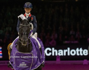 Charlotte Fry and Glamourdale win the final WEL qualifier at the 2023 CDI-W 's Hertogenbosch :: Photos © Dirk Caremans