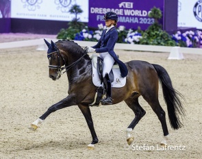 Marieke van der Putten and Torveslettens Titanium at the 2023 World Cup Finals :: Photo © Stefan Lafrentz