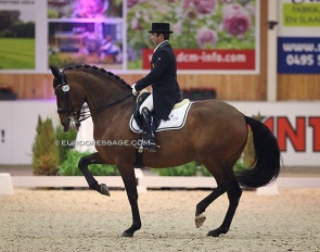 Sergio Martin Palos and Batuta at the 2018 CDI Lier :: Photo © Astrid Appels