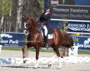 Thamar Zweistra and Hexagon's Double Dutch at the 2021 CDI Opglabbeek :: Photo © Astrid Appels