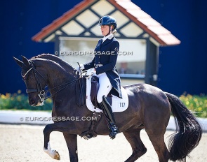 Antonia Ramel and Iejoor in the Louisdor Cup qualifier in Hagen in 2022 :: Photo © Astrid Appels