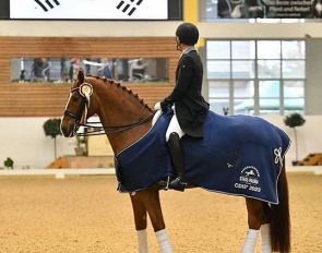 Korean Young-Shik Hwang, who is based at Hof Kasselmann in Germany, won the Grand Prix Special at the 2023 CDI Stadl Paura :: Photo © Team Myrtill