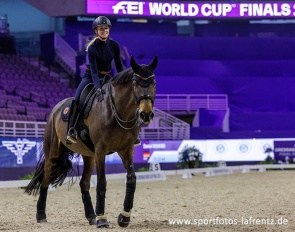 Reigning World Cup champion Jessica von Bredow-Werndl and Dalera BB are in Omaha to defend their title :: Photo © Stefan Lafrentz