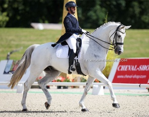 Mohamed Al Serkal and Dynamite at their CDI debut in Jardy in June 2022 :: Photo © Astrid Appels