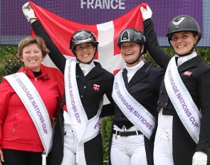 Team Denmark wins the FEI Nations Cup at the 2023 CDIO Compiegne :: Photo © PSV