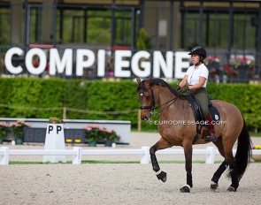 Turkish Rotem Ibrahimzadeh on Glorieus at the 2023 CDIO Compiegne :: Photo © Astrid Appels