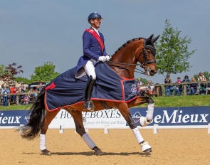Carl Hester on Fame at the 2023 CDI Hickstead :: Photos © Elli Birch