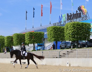 After two years in the main stadium the para riders were back in the usual dressage rings for the 2023 CPEDI Mannheim :: Photo © Silke Rottermann