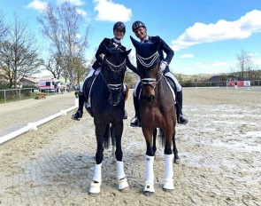 Mareike Mimberg-Hess and Philipp Hess place first and second at the 2023 CDN Vöhl :: Photo © private