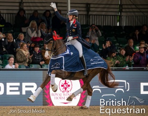 Charlotte Dujardin and Imhotep at the 2023 CDI Windsor :: Photo © Jon Stroud
