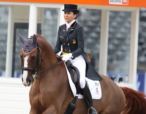 Beatriz Ferrer-Salat and Delgado at the 2019 European Championships in Rotterdam, their last international show in their 11 year career at top sport level :: Photo © Astrid Appels