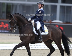 Jacob Norby Sorensen and Møgelbjergs Romeo at the 2021 European Championships in Hagen :: Photo © Astrid Appels