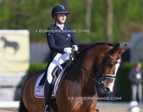 Karoline Rohmann and Aagaardens Lianne at the 2022 CDI Sint-Truiden :: Photo © Astrid Appels