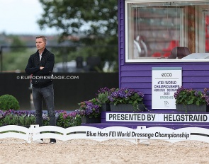 Anreas Helgstrand at the 2022 World Championships Dressage :: Photo © Astrid Appels