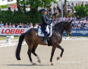 Dorothee Schneider and First Romance at the 2023 German Dressage Championships in Balve :: Photo © Stefan Lafrentz