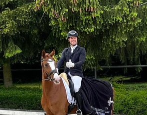 Jerome Schneiders and Bacchabundus at the 2023 CDN Kurtscheid :: Photo © private