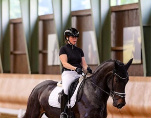 Kerstin Kronaus on Allegra at the first Austrian WCYH selection trial :: Photo © Petra Kerschbaum