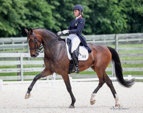 Lauren Sammis and Heiline's Oh Land at the 2023 CDI Quakertown :: Photo © Meg McGuire