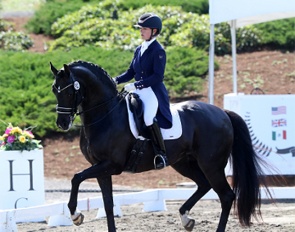 Pia Fortmüller on Frieda at the 2023 CDI Sherwood :: Photo © Mary Phelps