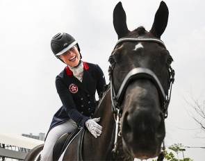 Hong Kong's Jacqueline Wing Siu was the winner of the 2018 Asian Games aboard Furst on Tour :: Photo © FEI/Yong Teck Lim