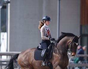 Yasmin Westerink and Dibert L at the 2022 CDI Opglabbeek :: Photo © Astrid Appels