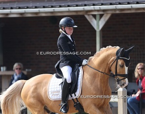 Wilma Holmgren and Casino Royale K at the 2022 CDI Sint-Truiden :: Photo © Astrid Appels