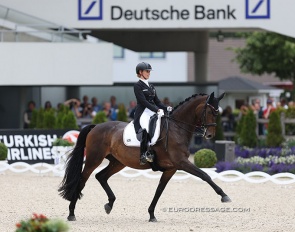 Jessica von Bredow-Werndl and Dalera BB at the 2023 CDIO Aachen :: Photo © Astrid Appels