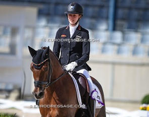 Maria Teresa Pohl on Der Kleine Sunnyboy at the 2023 CDI Aachen Festival 4 Dressage :: Photo © Astrid Appels