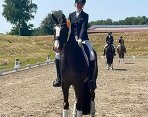 Friederike Reins and Bennicio N win the 5-yo Bundeschampionate qualifier in Bargstedt