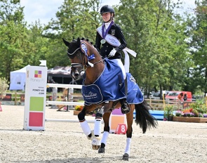 Triple gold for Lilly Marie Collin and Cosmo Callidus at the 2023 European Pony Championships :: Photo © Les Garennes