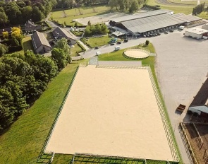 A 3D render of the new arena at the CDI/CPEDI Waregem venue :: Photo © private